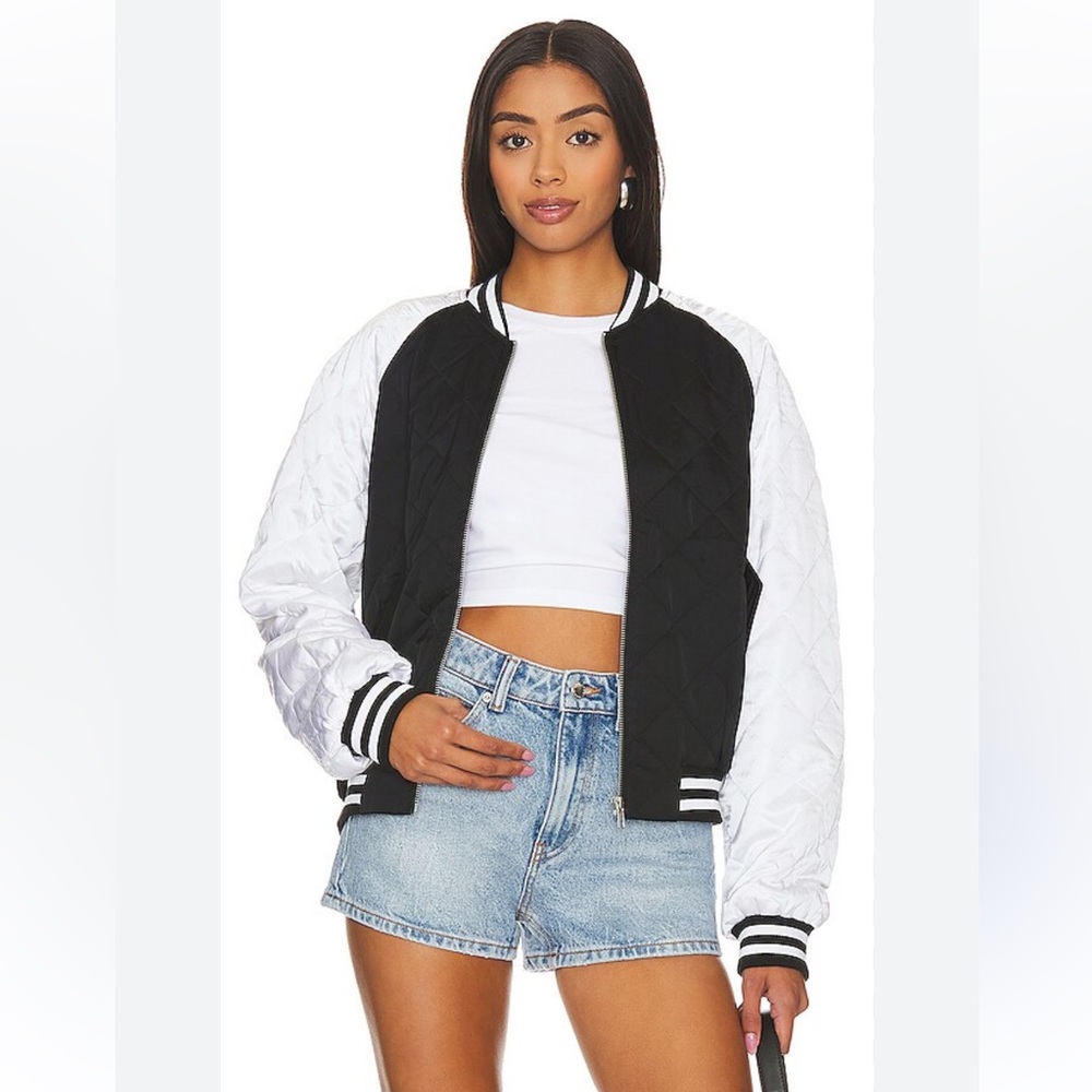 NWOT Lovers + Friends MIRI BOMBER JACKET .